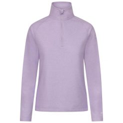 Trespass Meadows damska bluza mikropolarowa półgolf, półzamek, paski. Fioletowe bluzy Trespass, s, bez wzorów, z polaru, bez kaptura. Za 83.65 zł.
