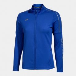 Bluza do biegania damska Joma R-City Full Zip. Niebieskie bluzy Joma, xs, bez wzorów, z elastanu, bez kaptura. Za 149.99 zł.