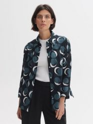 OPUS Koszula w kolorze czarnym rozmiar: 36. Czarne koszule Opus, bez wzorów, z bawełny, bez kołnierzyka, bez ramiączek. Za 121.99 zł.