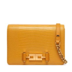 Torebka Elisabetta Franchi. Żółte listonoszki Elisabetta Franchi, bez wzorów, bez dodatków. Za 1,289.00 zł.