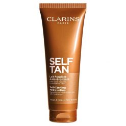 Clarins Sun Care Mleczny samoopalający balsam do twarzy i ciała Self Tanning Milky Lotion Samoopalacze 125 ml Damski. Kremy do twarzy CLARINS. Za 111.65 zł.