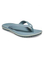 Crocs Japonki w kolorze szarym rozmiar: 42/43. Szare klapki Crocs, bez wzorów, bez obcasa. Za 119.68 zł.