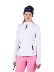 Bluza Rossignol JCC damska Climi JKT biała. Białe bluzy Rossignol, m, bez wzorów, z elastanu, bez kaptura. Za 669.99 zł.