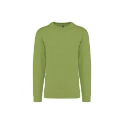 Bluza z okrągłym dekoltem Kariban. Zielone bluzy sportowe KARIBAN, s, bez wzorów, z bawełny, bez kaptura. Za 128.50 zł.
