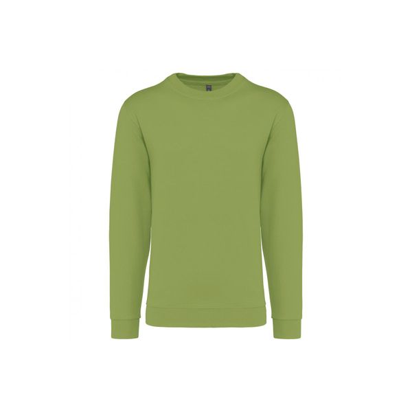 Bluza z okrągłym dekoltem Kariban. Zielone bluzy KARIBAN, l, bez wzorów, z bawełny, bez kaptura. Za 125.00 zł.