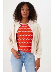 Garcia Kurtka w kolorze kremowym rozmiar: XXL. Brązowe swetry Garcia, xxl, bez wzorów, bez ramiączek. Za 109.00 zł.