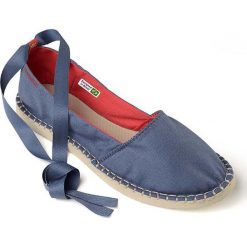 Havaianas - Espadryle. Niebieskie espadryle Havaianas, bez wzorów, z materiału, bez obcasa, bez zapięcia. W wyprzedaży za 79.90 zł.