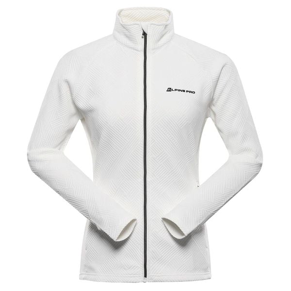 Bluza damska sportowa szybkoschnąca Alpine Pro Dozera 2. Białe bluzy Alpine Pro, bez wzorów, bez kaptura. W wyprzedaży za 319.00 zł.