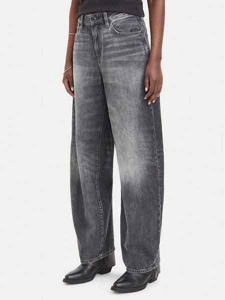 G-STAR Jeansy Barrel 3D D30623-D537 Szary Boyfriend Fit. Szare jeansy G-Star, bez wzorów. Za 509.99 zł.