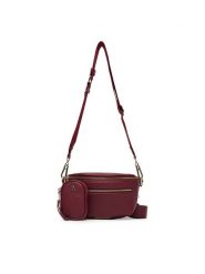 Steve Madden Torebka Bclarke2 SM13001831 Bordowy. Czerwone listonoszki Steve Madden, bez wzorów, ze skóry, bez dodatków. Za 429.99 zł.