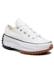 Converse Trampki Run Star Hike Ox 168817C Biały. Białe trampki Converse, bez wzorów, z materiału, bez zapięcia. Za 399.99 zł.