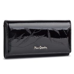 Duży Portfel Damski Pierre Cardin. Czarne portfele Pierre Cardin, bez wzorów. Za 99.99 zł.