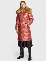 TWINSET Płaszcz zimowy 222TT2211 Różowy Regular Fit. Czerwone płaszcze Twinset, na zimę, bez wzorów, z syntetyku, bez kaptura. Za 2,319.00 zł.