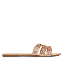 Klapki ONLY. Czerwone klapki Only, bez wzorów, bez obcasa. Za 109.99 zł.