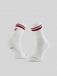 4F Skarpetki tenisowe długie (2-pack) damskie - białe 39-42. Białe skarpety 4f, bez wzorów. Za 39.99 zł.