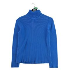 Second life - Sweter z golfem dla kobiet Jasnoniebieski - Stan bardzo dobry. Niebieskie golfy RALPH LAUREN, bez wzorów, bez ramiączek. Za 136.28 zł.