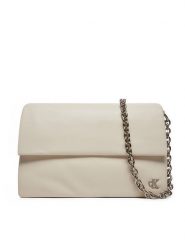 Calvin Klein Jeans Torebka Micro Mono Ew Flap25 Pu K60K611947 Beżowy. Brązowe torebki klasyczne Calvin Klein Jeans, bez wzorów, z jeansu, bez dodatków. Za 259.99 zł.