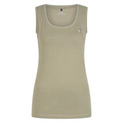 Damski tank top HV Polo Classic. Zielone koszulki polo HV POLO, bez wzorów, bez kołnierzyka, bez ramiączek. Za 140.50 zł.