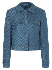 More & More Kurtka koszulowa w kolorze niebieskim rozmiar: 34. Niebieskie kurtki More & More, bez wzorów, bez kaptura. Za 173.99 zł.