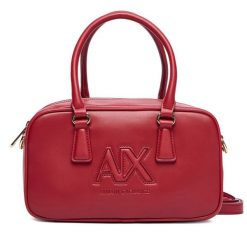 Torebka Armani Exchange. Czerwone torebki klasyczne Armani Exchange, bez wzorów, bez dodatków. Za 569.99 zł.