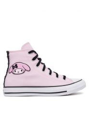 Converse Trampki Chuck Taylor All Star A21836C Różowy jasny. Czerwone trampki Converse, bez wzorów, z materiału, bez zapięcia. Za 399.99 zł.