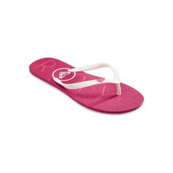 Japonki SEA damskie. Czerwone klapki Roxy, bez wzorów, z gumy, bez obcasa. Za 39.99 zł.