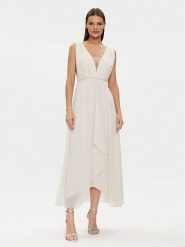 Rinascimento Sukienka wieczorowa CFC0117773003 Écru Regular Fit. Sukienki Rinascimento, l, bez wzorów, z syntetyku, wizytowe, bez kołnierzyka, bez ramiączek. Za 519.99 zł.