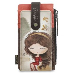 Brązowe Damskie Etui Na Karty Anekke Muse. Brązowe portfele Anekke, bez wzorów. Za 129.00 zł.