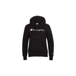 Bluza sportowa damska Champion 115687KK001. Czarne bluzy Champion, na zimę, s, bez wzorów, z kapturem. Za 168.05 zł.