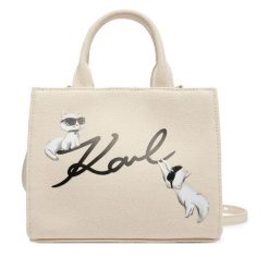 Torebka KARL LAGERFELD. Brązowe torebki klasyczne KARL LAGERFELD, bez wzorów, bez dodatków. Za 429.99 zł.