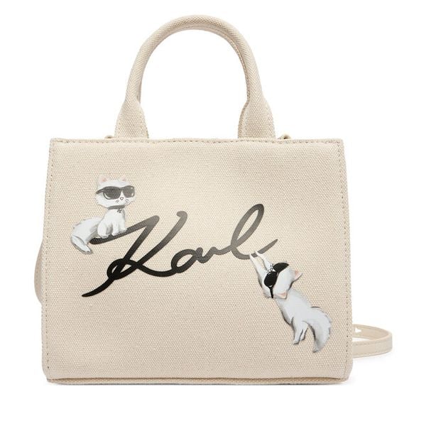 Torebka KARL LAGERFELD. Brązowe torebki klasyczne KARL LAGERFELD, bez wzorów, bez dodatków. Za 429.99 zł.