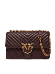 PINKO Torebka Love One Classic Dc PE 24 PLTT 100941 A0GK Fioletowy. Fioletowe listonoszki Pinko, bez wzorów, ze skóry, bez dodatków. Za 1,099.00 zł.