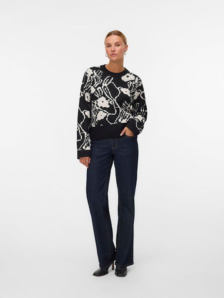 Vero Moda Sweter w kolorze czarnym rozmiar: XL. Czarne swetry Vero Moda, xl, bez wzorów, bez ramiączek. Za 95.92 zł.