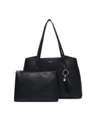 Guess Torebka HWBG97 35230 Czarny. Czarne shopper Guess, z aplikacjami, ze skóry, bez dodatków. Za 634.99 zł.