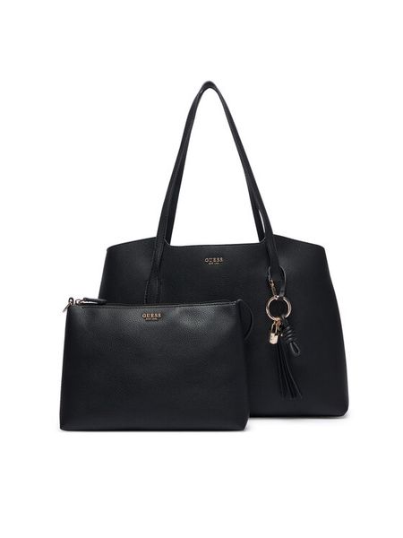 Guess Torebka HWBG97 35230 Czarny. Czarne shopper Guess, z aplikacjami, ze skóry, bez dodatków. Za 570.99 zł.