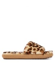 EMU Australia Kapcie Mckay Leopard W13203 Brązowy. Brązowe obuwie domowe EMU Australia, bez wzorów, z wełny, bez zapięcia. Za 299.99 zł.