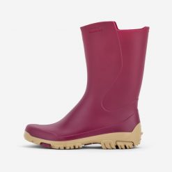 Kalosze damskie Solognac 100. Brązowe kalosze SOLOGNAC, bez wzorów. Za 69.99 zł.