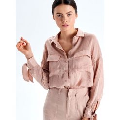 Koszula z kieszeniami - Różowy. Koszule Cropp. Za 79.99 zł.