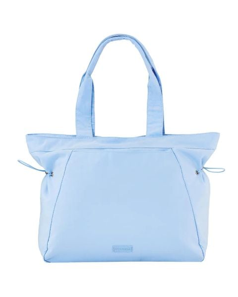 Torba shopper WINGS SOLENNE 14L pojemna BLUE. Niebieskie torby na laptopa Wings, bez wzorów, z materiału, duże. Za 109.90 zł.
