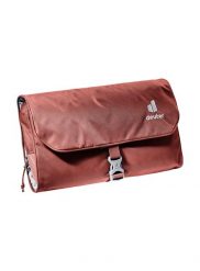 Kosmetyczka Deuter Wash Bag II - caspia. Czerwone kufry i kosmetyczki Deuter, bez wzorów, z materiału, duże, bez dodatków. Za 157.80 zł.