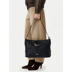 Torebka Nine West. Czarne torebki klasyczne Nine West, bez wzorów, bez dodatków. Za 259.99 zł.