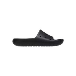 Klapki Crocs Model Classic Slide V2 Kolor Czarny. Czarne klapki Crocs, bez wzorów, z gumy, bez obcasa. Za 217.00 zł.
