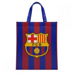FC Barcelona torba na zakupy ekologiczna shopping bag 32X38cm wielokolorowa. Torby na ramię FC Barcelona, bez wzorów, z materiału, na ramię, bez dodatków. Za 25.00 zł.
