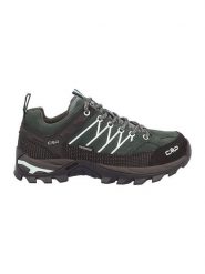 CMP Skórzane buty trekkingowe "Rigel" w kolorze czarno-zielonym rozmiar: 36. Czarne trekkingi CMP, z materiału, outdoorowe. Za 267.29 zł.