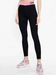 LEGGINSY DAMSKIE DŁUGIE ELLESSE KOLOR CZARNY. Czarne legginsy Ellesse, l, bez wzorów, z bawełny, długie. Za 95.20 zł.