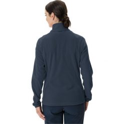 Bluza polarowa damska Vaude Rosemoor Fleece Jacket II. Niebieskie bluzy sportowe Vaude, l, bez wzorów, z polaru, bez kaptura. Za 383.45 zł.