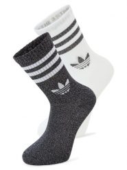 Adidas Originals Skarpety w opakowaniu po 2 sztuki Kobiety czarny|biały|srebrny jednolity, S. Białe skarpety Adidas Originals, bez wzorów. Za 79.95 zł.