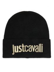 Just Cavalli Czapka 81QAZK01 ZG239 Czarny. Czarne czapki Just Cavalli, bez wzorów, z poliesteru. Za 344.99 zł.