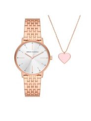 Armani Exchange Zegarek AX7145SET Złoty. Żółte, analogowe zegarki Armani Exchange, złote. Za 739.99 zł.