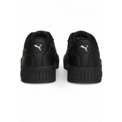 Młodzieżowe sneakersy Carina 2.0 PUMA Black Silver Metallic metallic. Czarna obuwie sportowe Puma, z gumy, bez zapięcia, trekkingowe. Za 199.00 zł.